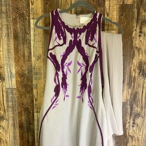 H&M two piece dress with waist cape